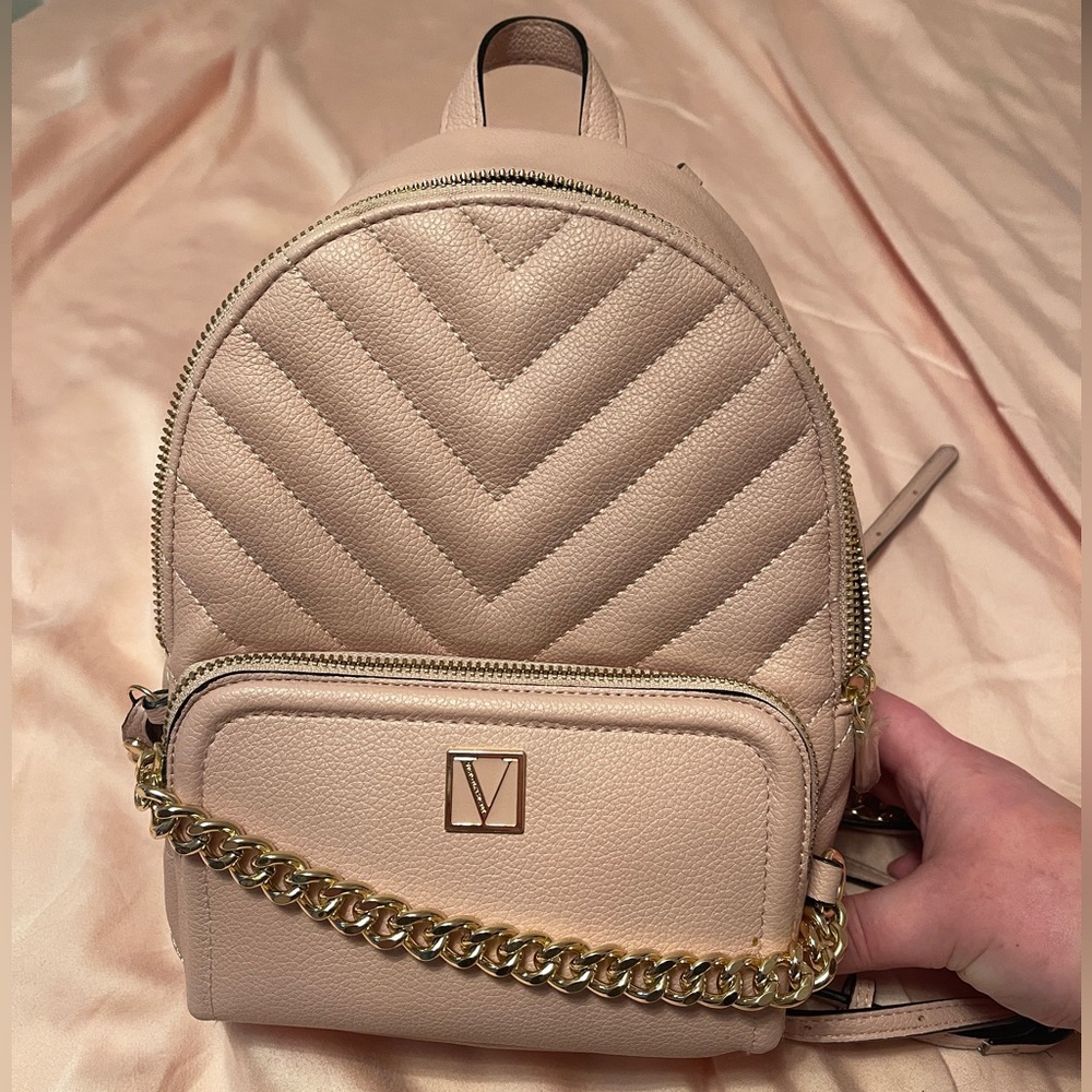 Victoria’s Secret Backpack Purse Dusty Pink